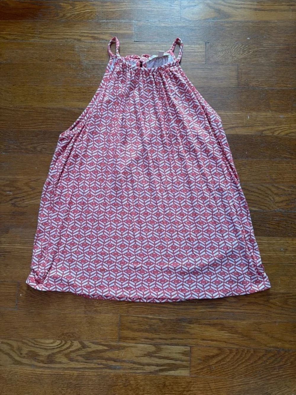 Women’s Pink Printed Halter Skirt